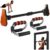 SQUATZ Doorway Pullup Bar & S-Shaped Push Up Bars – Pushup Handles for Floor – Door Frame Adjustable Pull Up Hanging Bar Home Gym Equipment (29 to 45 Inches)