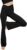TOPYOGAS Women’s Casual Bootleg Yoga Pants V Crossover High Waisted Flare Workout Pants Leggings