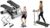 Sunny Health & Fitness Mini Stepper Machine, Stair Stepper Exercise Equipment with Resistance Bands for Home Workout + Foldable Manual Treadmill, Durable Non-Electric Incline Exercise