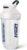 20 oz protein shaker bottle, TRITAN Plastic, BPA/BPS Free Whey Protein Drink Cups for Pre-Workout and Gym, Blender Shaker for Blending Protein Shakes, Overnight Oats and Smoothies (white)