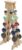 Dumbbell Rack Weight Rack for Home Gym Dumbbell Stand in Wood Made in Italy (200LBS-10 Weights)