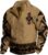 Mens Western Aztec Hoodie Button Up Vintage Henley Shirt Cowboys Sweatshirt for Men Long Sleeve Pullover Tops