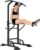 soges Power Tower Adjustable Height Pull Up & Dip Station Multi-Function Home Strength Training Fitness Workout Station