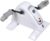 Confidence Fitness Motorized Electric Mini Exercise Bike V2 / Under Desk Pedal Exerciser – White/Grey