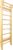 Multi-use Swedish Ladder – Gymnastics Wood Stall Bar with Wall-Mounted Pull Up Bar for Home Gym, Physical Therapy, and Versatile Workouts (76.7″ x 31.5″), Natural