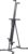 Soozier Vertical Climber, High-Intensity Cardio & Muscle Toning Exercise for Home Gym, Folding Steel, Adjustable Height, Display Monitor, 220 lbs. Weight Capacity, Black