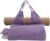 Small Gym Bag for Women with Shoe Compartment & Wet Pocket Sports Travel Duffel Bag,Yoga Gym Totes With Mat Holder,Waterproof Carry On Weekender Overnight Bag (Purple)