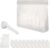 Protein Powder Travel Container Set – 60 Disposable Bags with Storage Pouch & Scoop | Leakproof Stand-UP Design for Gym, Workouts, Travel | Mess-Free Supplement Storage Solution