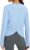 baleaf Women’s Long Sleeve Workout Tops Athletic Shirts Split Back Running Gym Quick Dry Sun Protection UPF 50+