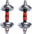 Balacoo 1Pair Electroplated Dumbbell for Home Fitness Durable Solid Weights for Strength Training Body Workouts Gym Equipment Muscle Toning