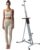 Vertical Climber, Steel FrameCardio Exercise Climber Stair for Home Fitness, Folding Stair Stepper with 5 Height Adjustable, 120kg Weight Capacity, for Full Body Workout