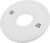 Weight Plates for Strength Training 0.5kg White Rubber Coated Dumbbell Plates Barbell Accessories Home Gym Equipment for Men and Women