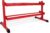 WF Athletic Supply Heavy-Duty Dumbbell Rack Stand, Weight Rack for Home Gym, Weight Holder, Available Sizes for Storage 5-50LB or 5-75LB Dumbbell Pairs, Black/Red/Green/Blue, RACK ONLY