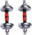 1Pair Electroplated Dumbbell for Home Gym Professional Workout Equipment for Body Sculpting Solid with Textured Grip for Exercise