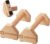 Push-up Stand, 2 PCS Wood Pushup Bars Non-Slip Base Exercise Home Workout Equipment, 30CM Wooden Parallettes Handle Stands Grip for Men Strength Training, Planks Calisthenics