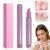 Cuticle Treatment for Hangnails Nail Cuticle Remover Pen Dry Damaged Nails, Upgrade 3 In 1 Nail Care Pen Cuticle Pusher Nail Oil Pen with Ceramic Tip (Purple 2PS)