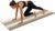 Yoga Mat Non Slip, Turquoise Ombre Fitness Yoga Mats with Carrying Strap & Bag, Modern Gradient Abstract Aesthetics Art Women Workout Mats for Home Pilates Floor Exercises Travel