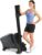 LifeSpan Fitness RW1000 Foldable Indoor Rowing Machine for Home Gym/Office, Ultra-Quiet Magnetic Resistance, Battery-Powered, Charcoal