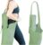 GREEN Yoga Mat Bag, Gray Polyester Shoulder Carrier with Storage Pockets, 28 x 15 x 24 Inches, Standard Size for Pilates Mats