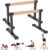 Wooden Parallel Bars 20″ Length 12″ Height,Dip Bar with Thick Beech Handles, Push-up stands for Handstand, L-Sit, Gymnastics, Strength Training Home Gym,Anti-slip Mats, Easy to Install,700lbs