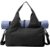 Gym Bag with Yoga Mat Holder Sports Bags with Shoe Compartment & Wet Dry Storage Pockets Travel Duffel Bag(Black)
