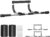 Ally Peaks Pull Up Bar for Doorway,Multiple Levels Width Adjustable Pull Up Bar Accurately Match Wide and Narrow doorframe,Indoor Chin-Up Bar Workout Bar,USA Original Patent