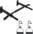 Yes4All Multifunctional Wall Mounted Pull Up Bar And Rotating Pull Up Handles With Non-Slip & Foam Pad Grips