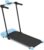 Compact Foldable Electric Treadmill for Home Office, 300lbs Compact Running Treadmill for Small Spaces, Lightweight Folding Treadmills with Handle, Apartment Size ， 2.5HP