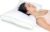 Sleep Yoga Dual Position Neck Design, Hypoallergenic, Ergonomically Designed Cervical Pillow to Help Improve Posture, Flexibility, and Sleep Quality, Medium Soft, White