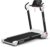 GYMAX Folding Treadmill, Smart APP Control Running Machine, LED Monitor & Adjustable Device Holder, Portable Treadmill for Home Gym Small Apartment