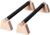 Colaxi 2Pcs Push up Bar Parallettes Bar for Adults Non Slip Base Exercise Home Workout Equipment Wood Push up Stand for Strength Training, Planks Calisthenics, Floor Workouts