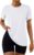 AUTOMET Women’s Workout Tops Short Sleeve Gym Shirts Summer Athletic Yoga Tshirts Loose Fit Casual Clothes 2025