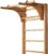 Swedish Ladder Wall Stall Bars for Kids and Adults, made of Solid Beech Wood, Withstands Loads up to 880 lbs, with Removable Pull-Up Bar, Dip Bar, Gymnastics and Exercise Indore Gym