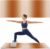 Yoga Mat Abstract off White Brown Non Slip Exercise Mat with Carrying Strap and Storage Bag Oil Painting Fitness Mat for Yoga, Pilates, Stretching and Floor Workouts