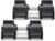 SMRTFT NUOBELL Adjustable Dumbbells 5–100 lb Set | Original NUOBELL | 26 Weights in 1 for Home Gym Strength Training | Steel-Knurled Handle | Space-Saving Dumbbell Set of 2 | 2-Year Warranty