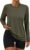 AUTOMET Women’s Long Sleeve Workout Tops UPF 50+ Sun Shirts for Running Hiking