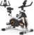 Exercise Bike, Stationary Bikes for Home Indoor Cycling Bike Cycle Bike with Digital Display & Comfortable Seat Cushion, Silvery