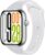 AI Smartwatch for Men Women 2.09” Smart Watch Fitness Tracker with Calling/Text Pedometer Heart Rate/SpO2/Sleep Monitor Voice Assistant Game 2 Bands Compatible Android iOS Phones (White)