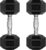 RitFit 5-300LBS Rubber Encased Hex Dumbbell Sets with Optional Rack for Home Gym, Coated Hand Weights for Strength Training, Workouts
