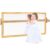 DGD Montessori Baby Mirror, Tummy Time Mirror for Newborn with Pull Up Bar. Baby Pull Up Bar 20” Acrylic Shatter Proof Kid Safe Looking Glass for Wall for Daycare, Homeschool or Preschool (Large