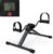 Folding Pedal Exerciser Under Desk Bike, Mini Exercise Bike for Arm/Leg Workout, Under Desk Cycle with Adjustable Resistance, Foot Exercise Machine with LCD Monitor