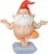 Zen Yoga Gnome Statue – Handcrafted Resin Meditation Gnome on Pillow, Tree Pose, Relaxed Expression – Weatherproof Indoor Outdoor Garden Decor, Unique Gift for Yoga & Meditation Lovers