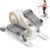 Sitting Under Desk Elliptical Machine, Leg Exerciser While Sitting for Seniors, Seated Pedal Exerciser, Quiet & Portable Pedal Exerciser with 8 Resistance Levels, Work from Home Fitness