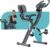 Merax Workout Bike For Home – 4 In 1 Recumbent Exercise Bike and Upright Indoor Cycling Bike Positions, 16 Levels Magnetic Resistance Exercise Bike, Foldable Stationary Bike Machine, Fitness Bike