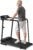 Redliro Treadmill for Seniors with Long Handrails – 300 lbs Capacity Walking Treadmill for Elderly with Cup Holder – Recovery Machine for Home Use with Clear, Non-Scrolling Display (Black)