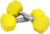 Rubber Encased Hex Weights Dumbbells Set of 5 – 50 lb Pair | Cast Iron Hand Weights with Anti-Slip Grip for Home Gym Strength Training