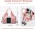 Yoga Gym Bag -Large Capacity Gym Bag with Yoga Mat Holder Water Resistant Workout Bag for Travel Workout Daily