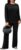 CLOCOR Womens 2 Piece Outfits Sweatsuits – Tracksuit Set Long Sleeve Crop Top & Drawstring Wide Leg Pants with Pockets