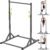 SELEWARE Adjustable Pull Up Station, Multifunction Pull Up Bar, Fully Welded, 500 lbs Capacity, Power Tower Dip Station for Home Gym