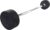 Body-Solid (SBB80) Rubber Coated Fixed Weights Straight Barbell Bar for Weightlifting Exercise Bodybuilding Strength Training, 80lb (Midnight Black)